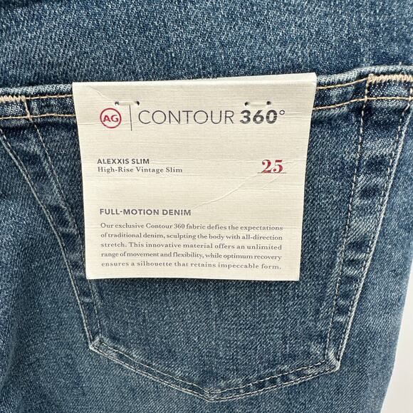 AG JEANS NWT Alexxis Slim 360° Denim Jeans in 10 Years Elwood // 25 - Picture 11 of 13